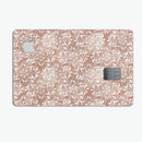 Brown and White Fractal Pattern - Premium Protective Decal Skin-Kit for the Apple Credit Card