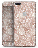 Brown and White Fractal Pattern - Skin-kit for the iPhone 8 or 8 Plus