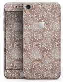 Brown and White Fractal Pattern - Skin-kit for the iPhone 8 or 8 Plus