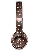Brown and White Watercolor Polka Dots Full-Body Skin Kit for the Beats by Dre Solo 3 Wireless Headphones