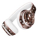 Brown and White Watercolor Polka Dots Full-Body Skin Kit for the Beats by Dre Solo 3 Wireless Headphones