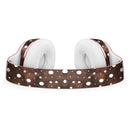 Brown and White Watercolor Polka Dots Full-Body Skin Kit for the Beats by Dre Solo 3 Wireless Headphones