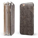 Brown and White Watercolor Squiggles iPhone 6/6s or 6/6s Plus 2-Piece Hybrid INK-Fuzed Case