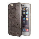 Brown and White Watercolor Squiggles iPhone 6/6s or 6/6s Plus 2-Piece Hybrid INK-Fuzed Case