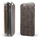 Brown and White Watercolor Squiggles iPhone 6/6s or 6/6s Plus 2-Piece Hybrid INK-Fuzed Case