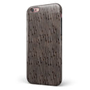 Brown and White Watercolor Squiggles iPhone 6/6s or 6/6s Plus 2-Piece Hybrid INK-Fuzed Case