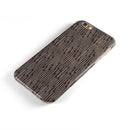 Brown and White Watercolor Squiggles iPhone 6/6s or 6/6s Plus 2-Piece Hybrid INK-Fuzed Case