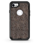 Brown and White Watercolor Squiggles - iPhone 7 or 8 OtterBox Case & Skin Kits