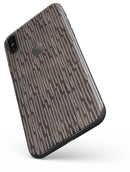 Brown and White Watercolor Squiggles - iPhone X Skin-Kit