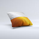 Brushed Aluminum Surface ink-Fuzed Decorative Throw Pillow