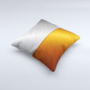 Brushed Aluminum Surface ink-Fuzed Decorative Throw Pillow