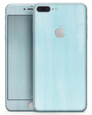 Brushed Aqua Surface - Skin-kit for the iPhone 8 or 8 Plus
