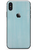 Brushed Aqua Surface - iPhone X Skin-Kit
