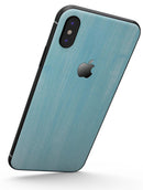 Brushed Aqua Surface - iPhone X Skin-Kit