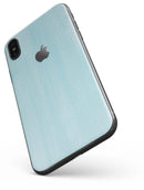 Brushed Aqua Surface - iPhone X Skin-Kit