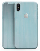 Brushed Aqua Surface - iPhone X Skin-Kit