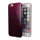 Burgandy Falling Micro Hearts iPhone 6/6s or 6/6s Plus 2-Piece Hybrid INK-Fuzed Case