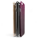 Burgandy Falling Micro Hearts iPhone 6/6s or 6/6s Plus 2-Piece Hybrid INK-Fuzed Case