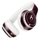 Burgandy Falling Micro Hearts 2 Full-Body Skin Kit for the Beats by Dre Solo 3 Wireless Headphones
