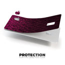 Burgandy Falling Micro Hearts - Premium Protective Decal Skin-Kit for the Apple Credit Card