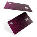 Burgandy Falling Micro Hearts - Premium Protective Decal Skin-Kit for the Apple Credit Card