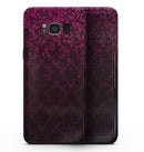 Burgandy Falling Micro Hearts - Samsung Galaxy S8 Full-Body Skin Kit