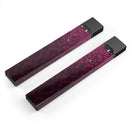 Burgandy Falling Micro Hearts - Premium Decal Protective Skin-Wrap Sticker compatible with the Juul Labs vaping device
