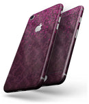Burgandy Falling Micro Hearts - Skin-kit for the iPhone 8 or 8 Plus