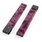 Burgundy Floral Velvet - Premium Decal Protective Skin-Wrap Sticker compatible with the Juul Labs vaping device