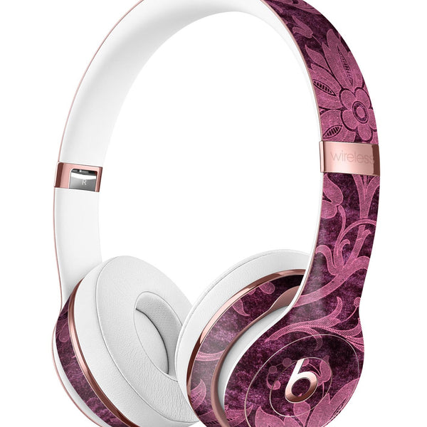 Beats3 美品 Burgundy_Floral_Velvet_v2_Beat