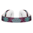 Burgundy and Turquoise Floral Velvet v2 Full-Body Skin Kit for the Beats by Dre Solo 3 Wireless Headphones