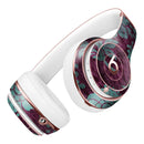Burgundy and Turquoise Floral Velvet v3 Full-Body Skin Kit for the Beats by Dre Solo 3 Wireless Headphones
