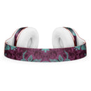 Burgundy and Turquoise Floral Velvet v3 Full-Body Skin Kit for the Beats by Dre Solo 3 Wireless Headphones