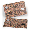 Burning Damask Watercolor Pattern - Premium Protective Decal Skin-Kit for the Apple Credit Card