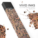 Burning Damask Watercolor Pattern - Premium Decal Protective Skin-Wrap Sticker compatible with the Juul Labs vaping device