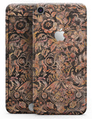 Burning Damask Watercolor Pattern - Skin-kit for the iPhone 8 or 8 Plus