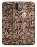 Burning Damask Watercolor Pattern - iPhone X Skin-Kit