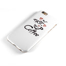 But First Coffee iPhone 6/6s or 6/6s Plus 2-Piece Hybrid INK-Fuzed Case