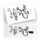 But First Coffee - Premium Protective Decal Skin-Kit for the Apple Credit Card