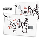 But First Coffee - Premium Protective Decal Skin-Kit for the Apple Credit Card