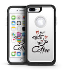 But First Coffee - iPhone 7 or 7 Plus Commuter Case Skin Kit