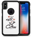 But First Coffee - iPhone X OtterBox Case & Skin Kits