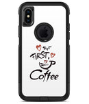 But First Coffee - iPhone X OtterBox Case & Skin Kits