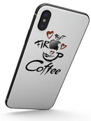 But First Coffee - iPhone X Skin-Kit