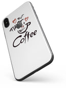 But First Coffee - iPhone X Skin-Kit
