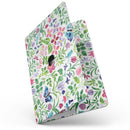 MacBook Pro without Touch Bar Skin Kit - Butterflies_and_Flowers_Watercolor_Pattern-MacBook_13_Touch_V9.jpg?