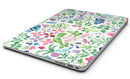 Butterflies and Flowers Watercolor Pattern - MacBook Air Skin Kit