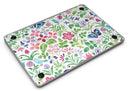 Butterflies and Flowers Watercolor Pattern - MacBook Air Skin Kit