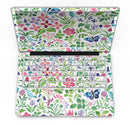 Butterflies and Flowers Watercolor Pattern - MacBook Pro with Retina Display Full-Coverage Skin Kit