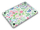 Butterflies and Flowers Watercolor Pattern - MacBook Pro with Retina Display Full-Coverage Skin Kit